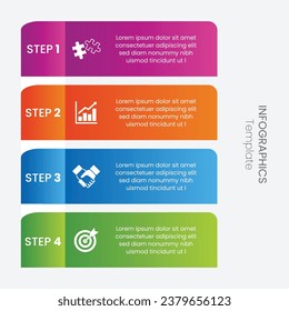Infografische Vorlage Vektor. Geschäftsprozess mit 2 Schritten, Optionen, Kreisen. Kann für Workflow-Diagramme, Jahresberichte, Präsentationen verwendet werden