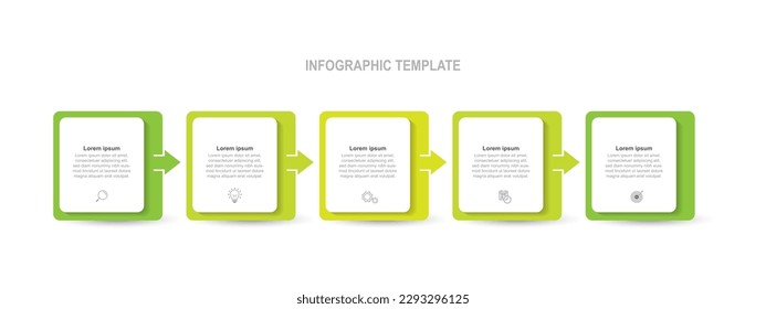 Infographic template vector element design. 