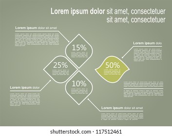 Infographic template. Vector illustration