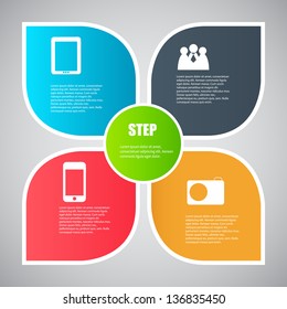 Infographic template vector illustration