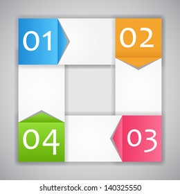 Infographic template vector illustration