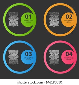 Infographic template vector illustration