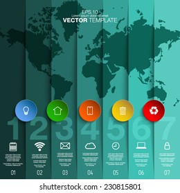 Infographic template vector illustration