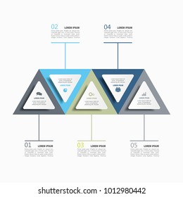 Infographic template. Vector illustration. Can be used for workflow layout, diagram, business step options, banner, web design.