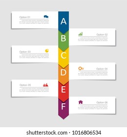 Infographic template. Vector illustration. Can be used for workflow layout, diagram, business step options, banner, web design.