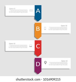 Infographic template. Vector illustration. Can be used for workflow layout, diagram, business step options, banner, web design.