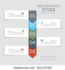 Infographic template. Vector illustration. Can be used for workflow layout, diagram, business step options, banner, web design.