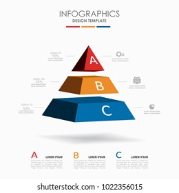 Infographic template. Vector illustration. Can be used for workflow layout, diagram, business step options, banner, web design.