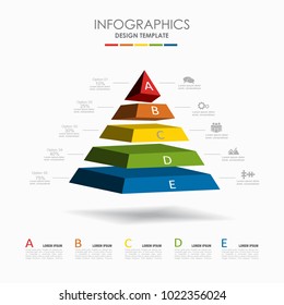 Infographic template. Vector illustration. Can be used for workflow layout, diagram, business step options, banner, web design.