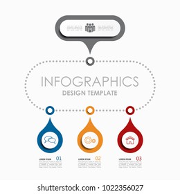Infographic template. Vector illustration. Can be used for workflow layout, diagram, business step options, banner, web design.