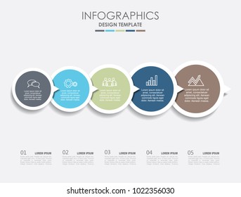 Infographic template. Vector illustration. Can be used for workflow layout, diagram, business step options, banner, web design.