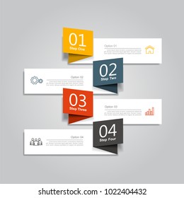 Infographic Template. Vector Illustration. Can Be Used For Workflow Layout, Diagram, Business Step Options, Banner, Web Design.