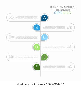 Infographic template. Vector illustration. Can be used for workflow layout, diagram, business step options, banner, web design.