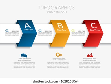 Infographic template. Vector illustration. Can be used for workflow layout, diagram, business step options, banner, web design.