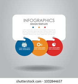 Infographic template. Vector illustration. Can be used for workflow layout, diagram, business step options, banner, web design.