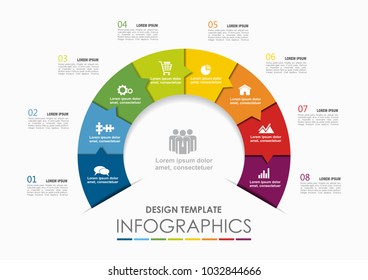 Infographic Template. Vector Illustration. Can Be Used For Workflow Layout, Diagram, Business Step Options, Banner, Web Design.