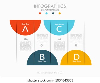 Infographic template. Vector illustration. Can be used for workflow layout, diagram, business step options, banner, web design.