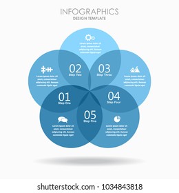 Infographic template. Vector illustration. Can be used for workflow layout, diagram, business step options, banner, web design.