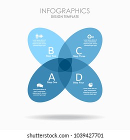 Infographic template. Vector illustration. Can be used for workflow layout, diagram, business step options, banner, web design.