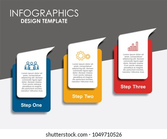 Infographic template. Vector illustration. Can be used for workflow layout, diagram, business step options, banner, web design.