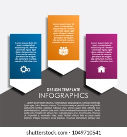 Infographic template. Vector illustration. Can be used for workflow layout, diagram, business step options, banner, web design.