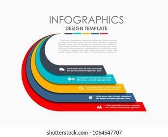 Infographic template. Vector illustration. Can be used for workflow layout, diagram, business step options, banner, web design.