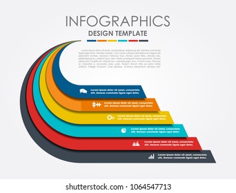 Infographic template. Vector illustration. Can be used for workflow layout, diagram, business step options, banner, web design.