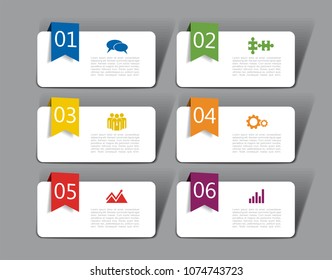 Infographic template. Vector illustration. Can be used for workflow layout, diagram, business step options, banner, web design.