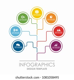 Infographic template. Vector illustration. Can be used for workflow layout, diagram, business step options, banner, web design.