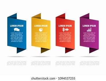 Infographic template. Vector illustration. Can be used for workflow layout, diagram, business step options, banner, web design.