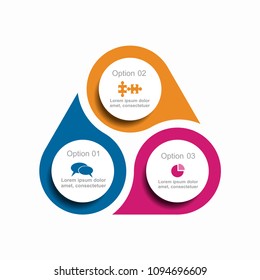 Infographic template. Vector illustration. Can be used for workflow layout, diagram, business step options, banner, web design.