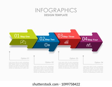 Infographic template. Vector illustration. Can be used for workflow layout, diagram, business step options, banner, web design.