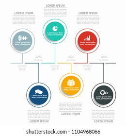 Infographic template. Vector illustration. Can be used for workflow layout, diagram, business step options, banner, web design.