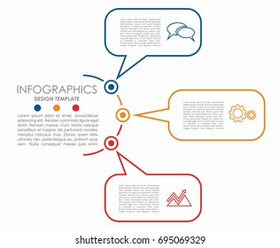 Infographic template. Vector illustration. Can be used for workflow layout, diagram, business step options, banner, web design.