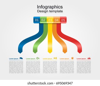 Infographic template. Vector illustration. Can be used for workflow layout, diagram, business step options, banner, web design.
