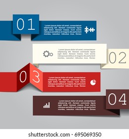 Infographic template. Vector illustration. Can be used for workflow layout, diagram, business step options, banner, web design.