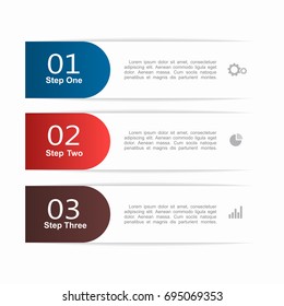 Infographic template. Vector illustration. Can be used for workflow layout, diagram, business step options, banner, web design.