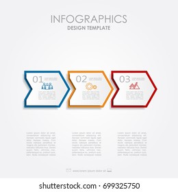 Infographic template. Vector illustration. Can be used for workflow layout, diagram, business step options, banner, web design.