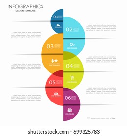 Infographic template. Vector illustration. Can be used for workflow layout, diagram, business step options, banner, web design.