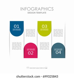 Infographic template. Vector illustration. Can be used for workflow layout, diagram, business step options, banner, web design.
