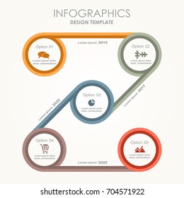 Infographic template. Vector illustration. Can be used for workflow layout, diagram, business step options, banner, web design.