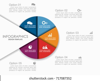 Infographic template. Vector illustration. Can be used for workflow layout, diagram, business step options, banner, web design.