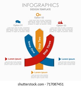 Infographic template. Vector illustration. Can be used for workflow layout, diagram, business step options, banner, web design.