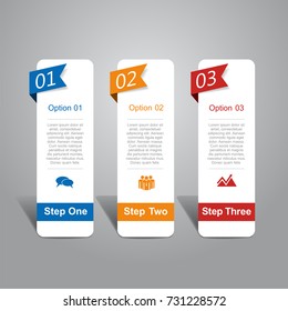 Infographic template. Vector illustration. Can be used for workflow layout, diagram, business step options, banner, web design.