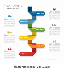 Infographic template. Vector illustration. Can be used for workflow layout, diagram, business step options, banner, web design.
