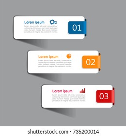 Infographic template. Vector illustration. Can be used for workflow layout, diagram, business step options, banner, web design.
