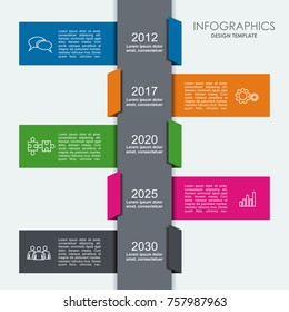 Infographic template. Vector illustration. Can be used for workflow layout, diagram, business step options, banner, web design.