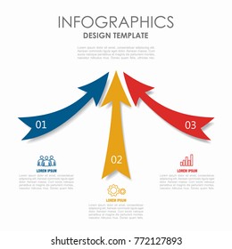 Infographic template. Vector illustration. Can be used for workflow layout, diagram, business step options, banner, web design.