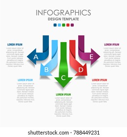 Infographic template. Vector illustration. Can be used for workflow layout, diagram, business step options, banner, web design.