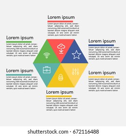 Infographic template, vector infographics can be used for workflow layout, diagram, number option. infographic illustration.infographic - stock vector